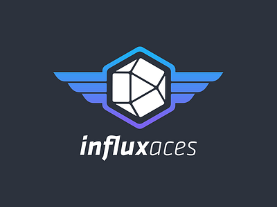 Influx Aces Logo branding logo