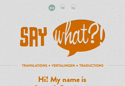 Say What Translations • header