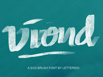 VIOND typeface adobe illustrator branding agency brush brush font brush fonts brush lettering brushtype fonts lettering art minimalism summer svg font typeface typogaphy