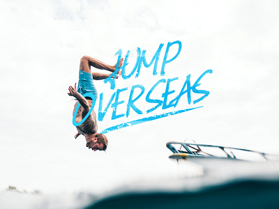 Jump Overseas brush font brush lettering brushtype font fonts lettering art svg font typeface typography