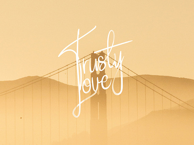 Trusty Love - Handle Signature Free Font branding agency flat design flat illustration flatdesign font fonts illustration lettering art minimalism simple design typeface typography