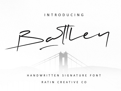 Battley Handwritten Introducing branding agency fashion font fonts lettering art minimalism typeface typography