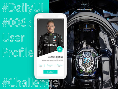 #DailyUI  #006 :  User  Profile