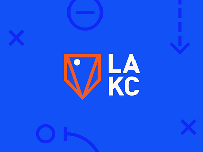 The Lacrosse Association of Kansas City blue goal lacrosse orange