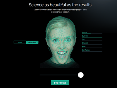 Facial Coding Demo emotion detection emotions facial coding realeyesit.com