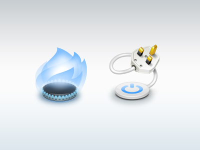 Icon development electricity energy gas icon icons plug