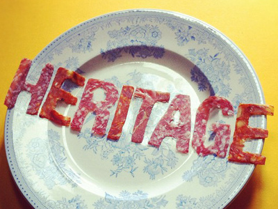 Heritage animation heritage meat plate stop motion typography