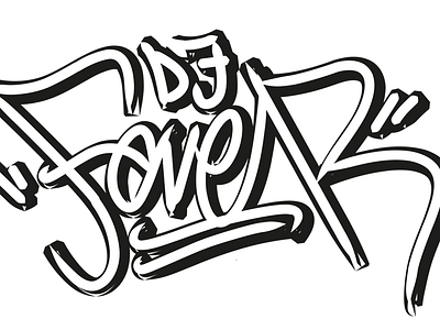 Dj Fever dj fever graffiti graphic design illustration lettering logo tag tipography