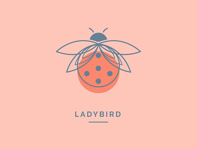 Ladybird #1 design fun illustration illustrator ladybird logo