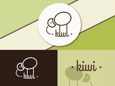 Kiwi #2 color design fun illustration illustrator kiwi logo