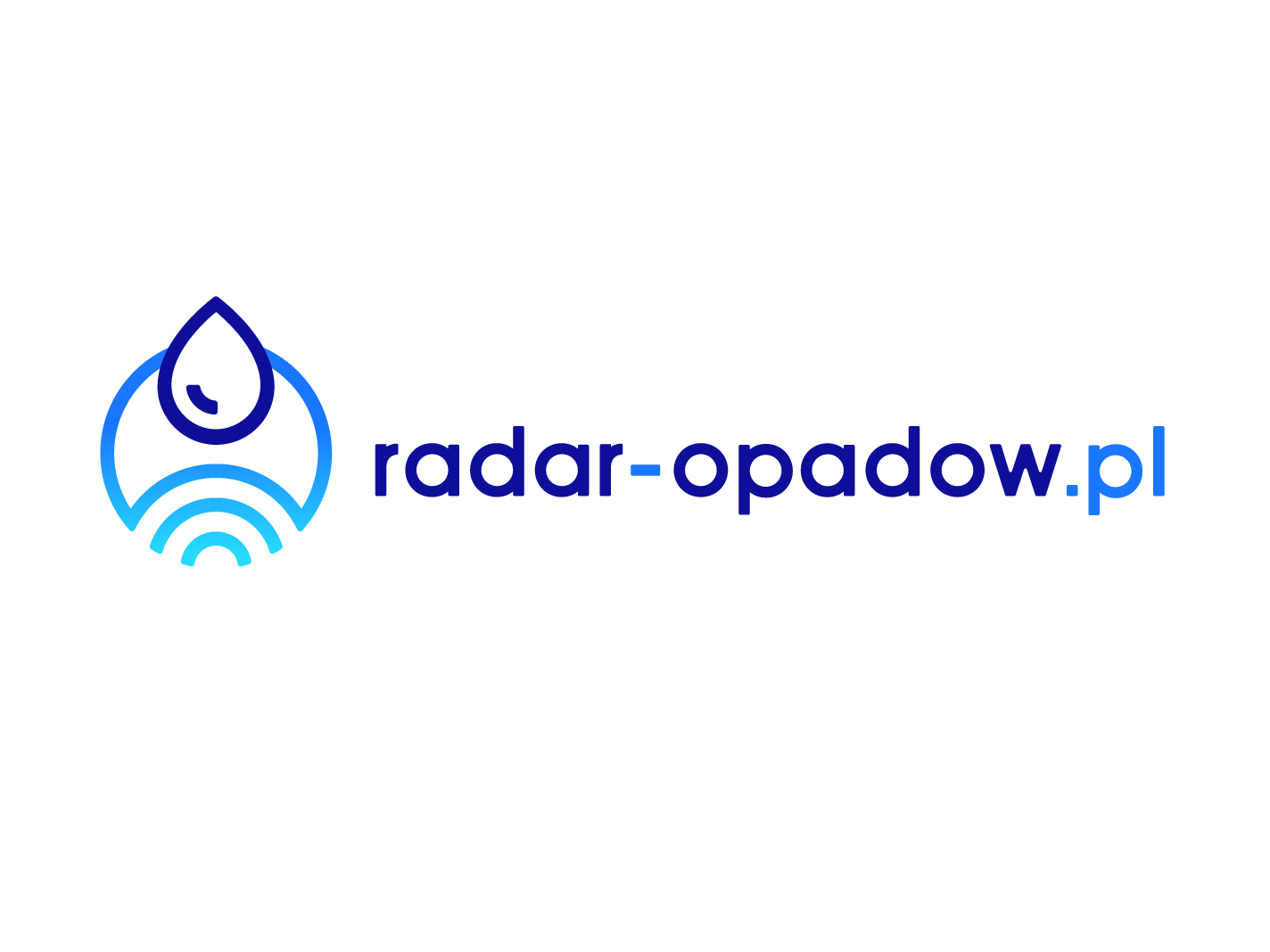 Rainfall radar logotype by Tomasz Paciorek on Dribbble
