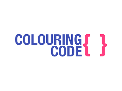 Colouring Code code helvetica logo typography