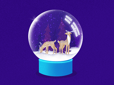 Christmas snow globe