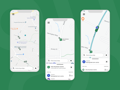 Bus Finder App app bus concept design figma finder map timetable ui