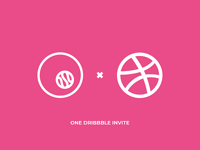 ONE DRIBBBLE INVITE dribbble dribbble invite dribbble invite giveaway