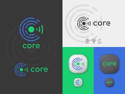 Core - Branding Project acgraphics app brand identity branding core icon logo logomark wordmark