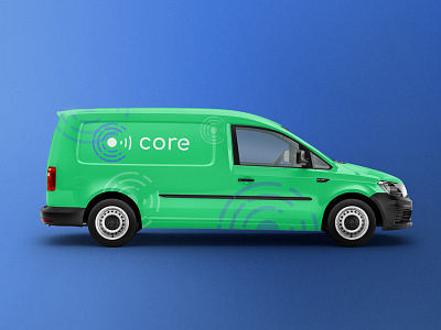 Core Brand - Van Mockup brand identity branding core logo mockup product mockup project van
