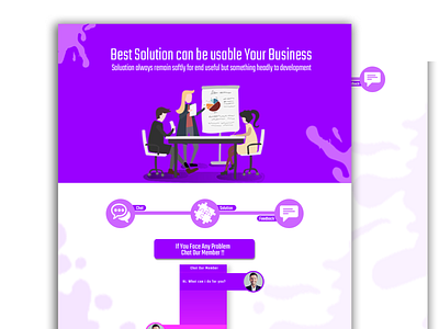 Solution_Website design landing page ui web