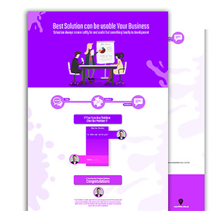 Website Design landing page ui web