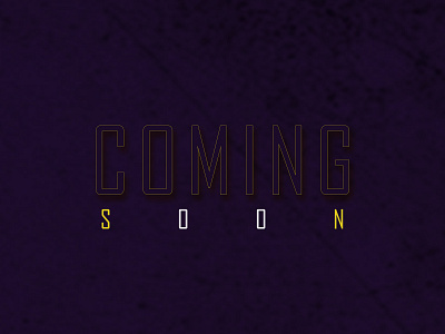 Coming Soon creative poster design