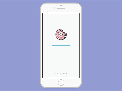 Donut Stop Now. animation app app design donuts ios login form mobile app mobile design mobile ui onboarding prototype ui