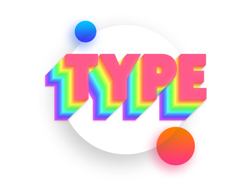 Free Photoshop Action - Spectrum Stretch free action photoshop colors hue typography
