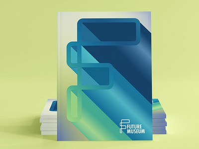 Future Museum report branding cover graphic graphic design illustration journal logo print