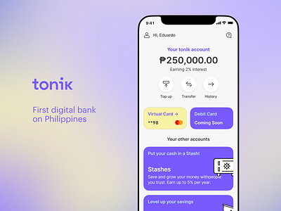 tonik bank | first digital bank on Philippines | fintech neobank