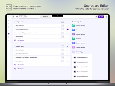 Ender Turing - AI powered speech analytics