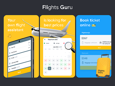 Flights guru - best prices airline tickets search