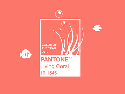 2019 Pantone Color of the Year: Living Coral adobecc aikonicgraphics art coy2019 design digitalart graphicdesigner livingcoral minimalism pantonecoloroftheyear