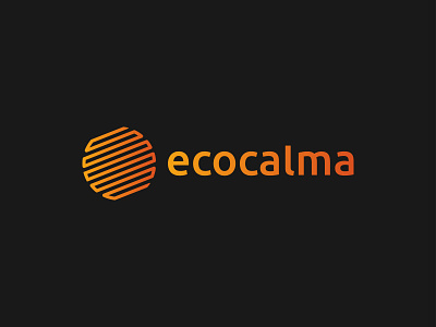 ecocalma | Photovoltaic installations brand brand design brand identity branding design logo logodesign logodesigner logotype typography