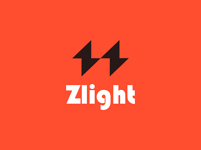 zlight abstract logo branding energy letterforms light logodesign logomarks monogram negative space power symbol thunder z logo zlight zthunder