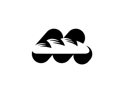 Wip _ m bread backery branding bread bread logo letterforms lettermark logomarks m letter m logo monogram negative space negativespace symbol