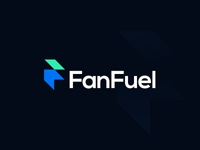 FanFuel abstract logo arrow arrow logo branding digital f letter f letter logo f logo fan influencer letterforms logomarks monogram negative space simple logo