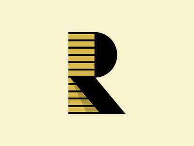 R ( vintage ) brand branding geometric identity letter letterforms lettering lettermark logo logomarks logos mark monogram r letter r logo vintage logos