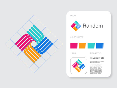 Random Identity bank logo brand brand manual brandbook brandguide branding colors guideline identity logo logo design logo for sale logo tutorial logomark logomarks logos monogram symbol trademark trend