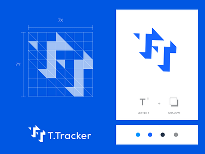 T Tracker - concept 2 brand branding diet letterforms lettermark logos monogram negative space nutrition logo symbol t logo tt logo