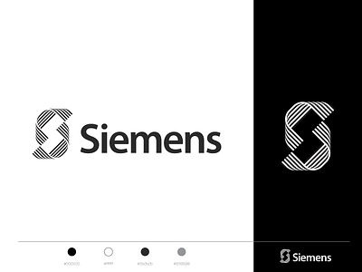 S Simens abstract logo black and white logo branding letter s letter s logo letterforms logomarks logos monogram s s letter logo s logo symbol