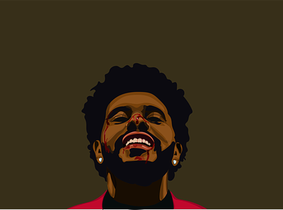 weeknd after hours artist blood hollywood illustration in your eyes music sketch weeknd