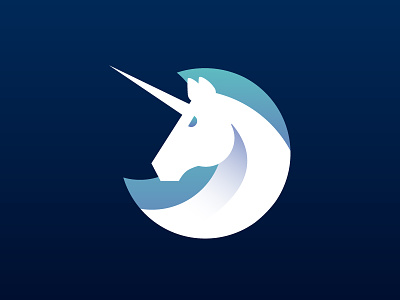 Unicorn logo brand identity geometric geometry illustrator logo logotype logotypedesign unicorn vector