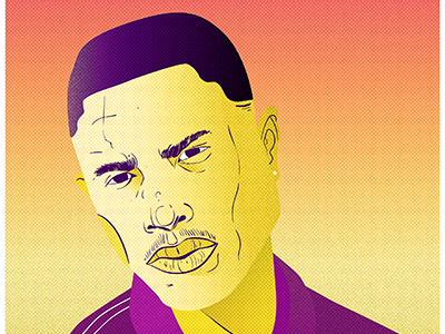 Steve Lacy black music editorial illustration portrait street art vector