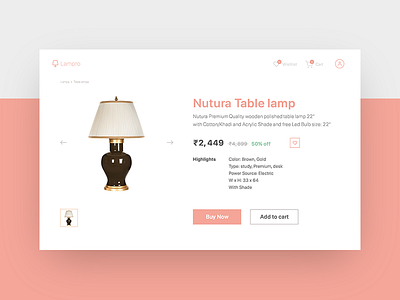 Daily UI 012 - E-commerce Shop