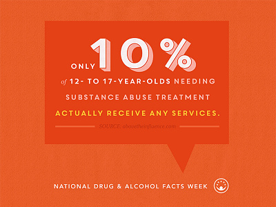 National Drug & Alcohol Facts Week facts illustration infographic