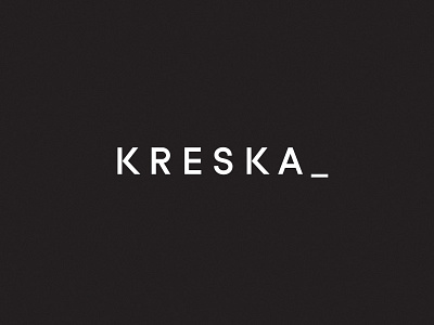 KRESKA_ creogram elegant fashion kreska letters logo make up