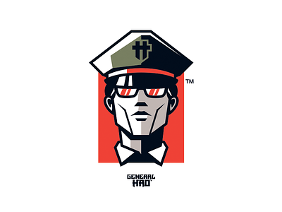 General Hao command commander conquer dictator face general head leader military soldier vector
