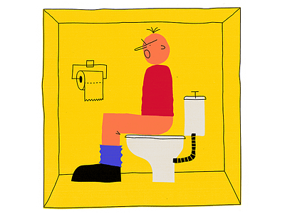 🚽 cabin closet crap doodle dump man nonsense paper pile porcelain toilet water