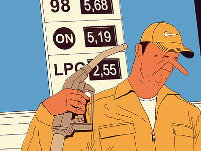 Totem eyes hat illustration life man petrol pigeon price sad station tag totem