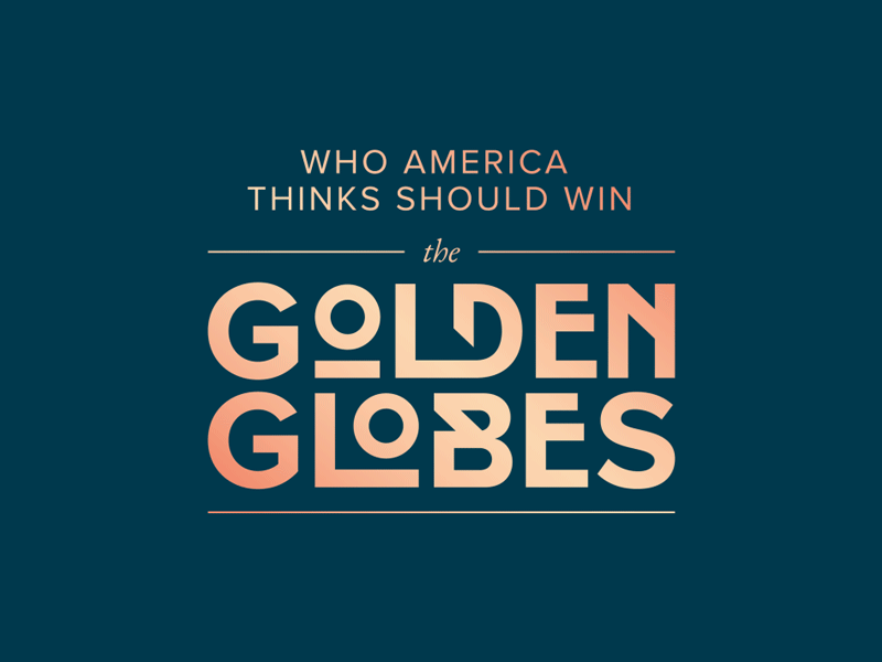 Golden Globes Type Lockup custom type gif typography vector