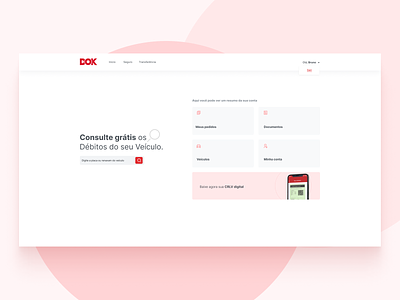 Redesign My account - DOK design ui ux web